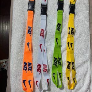 SOLD 4PK Nike Lanyard Detachable Keychain